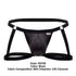 CandyMan 99749 Garter Jockstrap Color Black